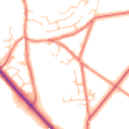 Daytime road noise heatmap for CW6 0BU