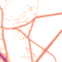 Daytime road noise heatmap for CW6 0BX