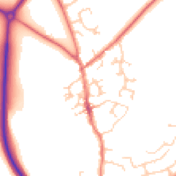 Daytime road noise heatmap for CW6 0DP