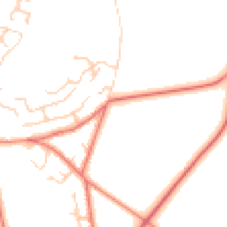 Daytime road noise heatmap for CW6 0DQ