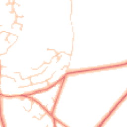 Daytime road noise heatmap for CW6 0DU