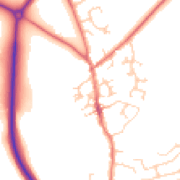 Daytime road noise heatmap for CW6 0DX