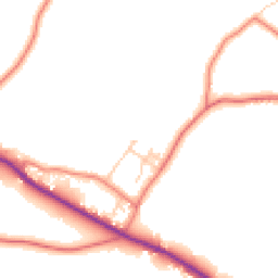 Daytime road noise heatmap for CW6 0GZ