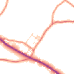 Daytime road noise heatmap for CW6 0HE
