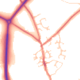 Daytime road noise heatmap for CW6 0HR