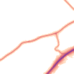 Daytime road noise heatmap for CW6 0JH