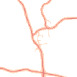 Daytime road noise heatmap for CW6 0LS