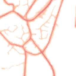 Daytime road noise heatmap for CW6 0NU