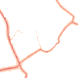 Daytime road noise heatmap for CW6 0PQ