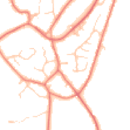 Daytime road noise heatmap for CW6 0QD