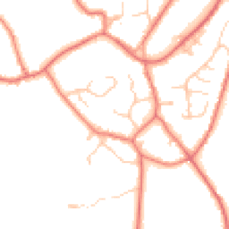 Daytime road noise heatmap for CW6 0QF