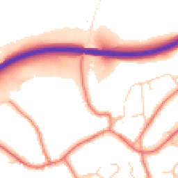 Daytime road noise heatmap for CW6 0QT