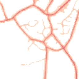 Daytime road noise heatmap for CW6 0RE