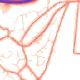 Daytime road noise heatmap for CW6 0RF