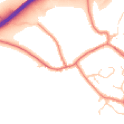 Daytime road noise heatmap for CW6 0RP