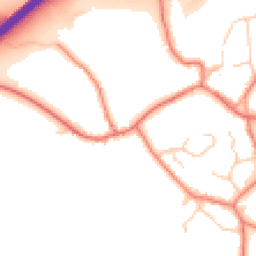 Daytime road noise heatmap for CW6 0RR