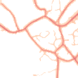Daytime road noise heatmap for CW6 0RU