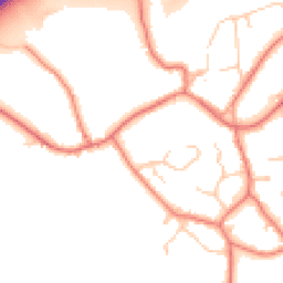 Daytime road noise heatmap for CW6 0SN
