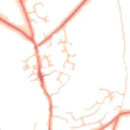 Daytime road noise heatmap for CW6 0TY