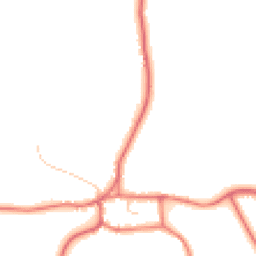 Daytime road noise heatmap for CW6 9AG