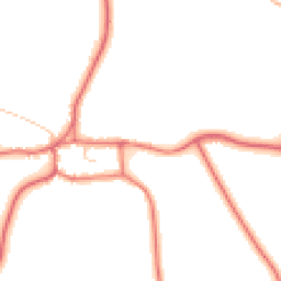 Daytime road noise heatmap for CW6 9AN