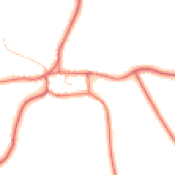 Daytime road noise heatmap for CW6 9AP