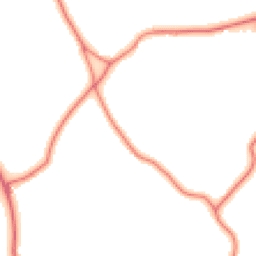 Daytime road noise heatmap for CW6 9BQ