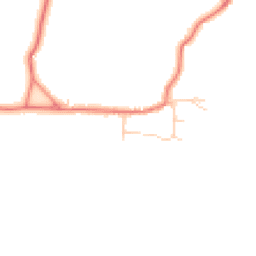 Daytime road noise heatmap for CW6 9BU