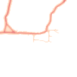 Daytime road noise heatmap for CW6 9BX