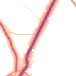 Daytime road noise heatmap for CW6 9EB
