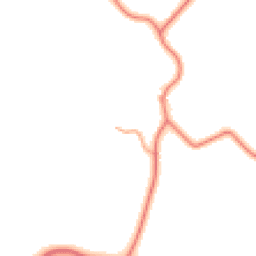 Daytime road noise heatmap for CW6 9GJ