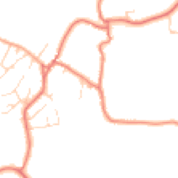 Daytime road noise heatmap for CW6 9GS