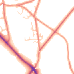 Daytime road noise heatmap for CW6 9HH