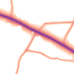 Daytime road noise heatmap for CW6 9HU