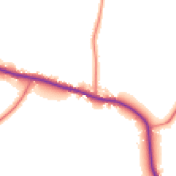 Daytime road noise heatmap for CW6 9HW