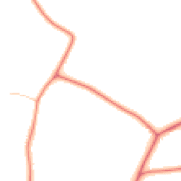 Daytime road noise heatmap for CW6 9LJ