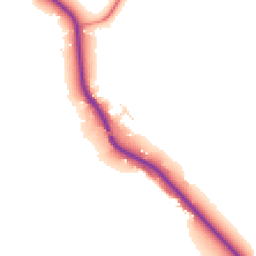 Daytime road noise heatmap for CW6 9LQ