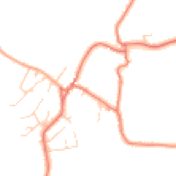 Daytime road noise heatmap for CW6 9PD