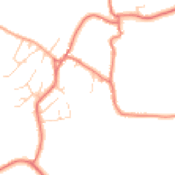 Daytime road noise heatmap for CW6 9QL