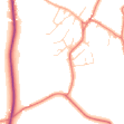 Daytime road noise heatmap for CW6 9QN