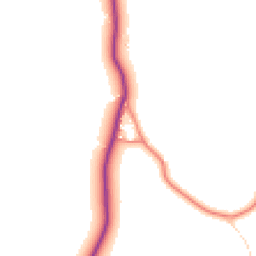 Daytime road noise heatmap for CW6 9RT