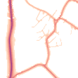 Daytime road noise heatmap for CW6 9SH