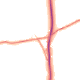Daytime road noise heatmap for CW6 9TF