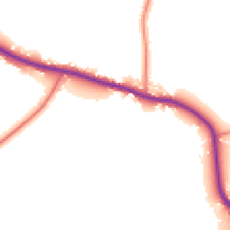 Daytime road noise heatmap for CW6 9YS