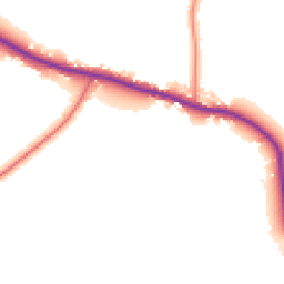 Daytime road noise heatmap for CW6 9YT