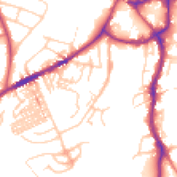 Daytime road noise heatmap for CW8 1BJ