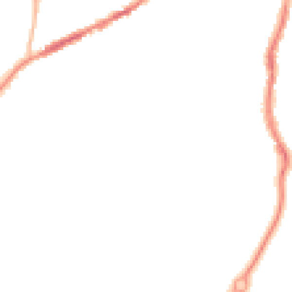 Night-time road noise heatmap for CW8 1DN