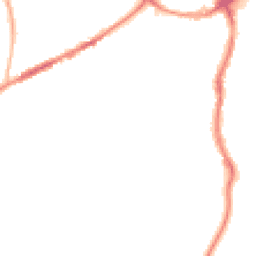 Night-time road noise heatmap for CW8 1ES