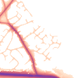 Daytime road noise heatmap for CW8 1SH