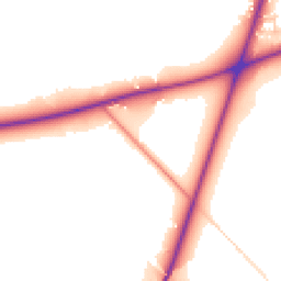 Daytime road noise heatmap for CW8 2EL